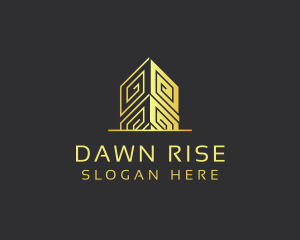 Ethnic Building  Real Estate logo design