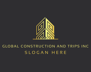 Skyscraper - Ethnic Building  Real Estate logo design