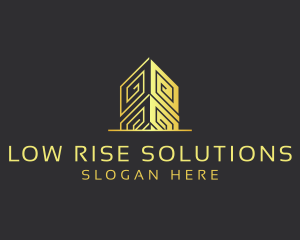 Ethnic Building  Real Estate logo design