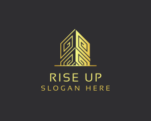 Ethnic Building  Real Estate logo design