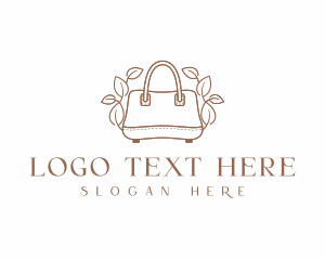 Chic - Floral Fashion Bag logo design