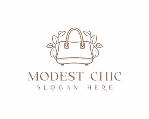 Floral Fashion Bag logo design