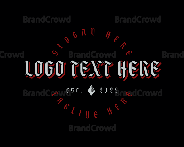 Gothic Tattoo Apparel Logo