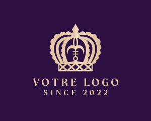 Queen - Royal Crown Monarchy logo design