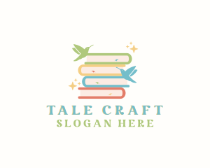 Story - Library Book Literature logo design