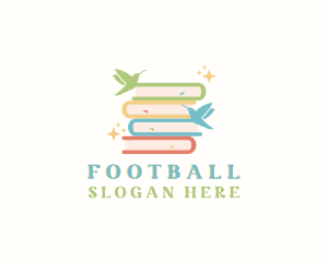 Book - Library Book Literature logo design