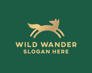 Jumping Fox Wildlife logo design