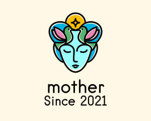 Nature Deity Mother Goddess logo design