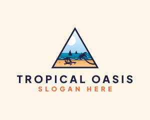 Tropical - Tropical Beach Summer Tour logo design