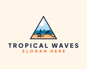 Tropical Beach Summer Tour logo design