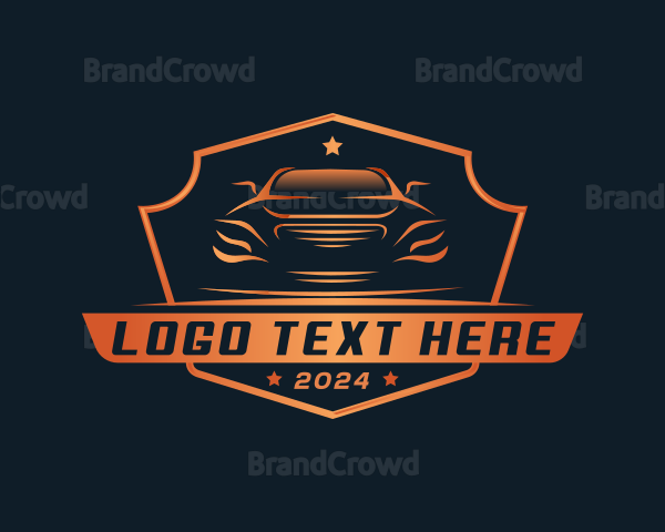 Automotive Sedan Garage Logo