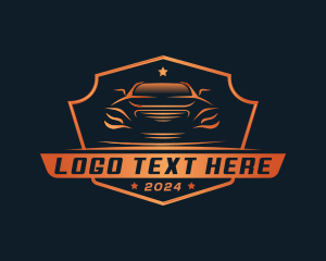 High End - Automotive Sedan Garage logo design