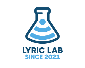 Signal Laboratory Flask logo design