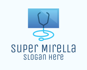 Blue Medical Monitor Logo