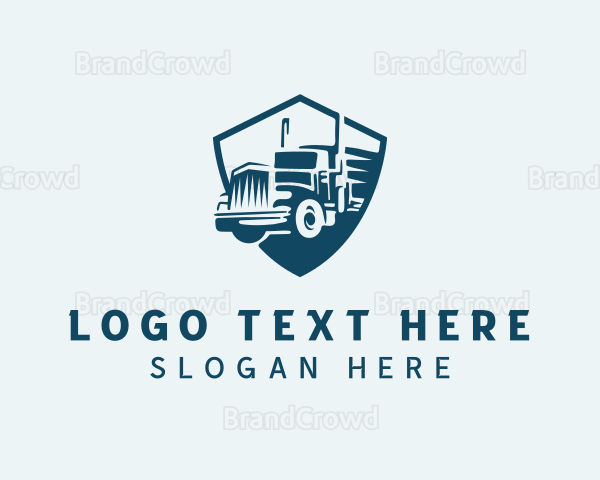 Truck Cargo Transportation Logo