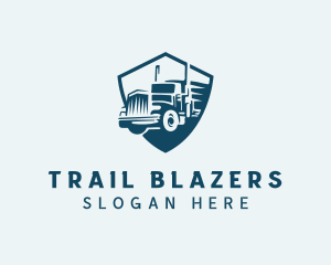 Truck Cargo Transportation logo design