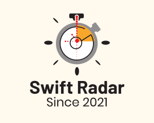 Radar - Radar Target Stopwatch logo design