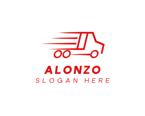 Fast Delivery Truck  logo design