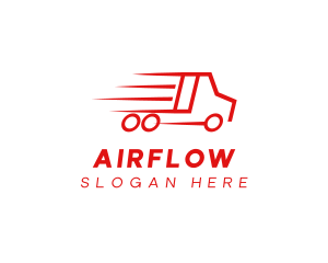 Fast Delivery Truck  logo design