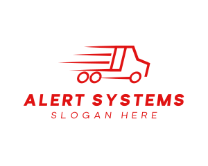 Fast Delivery Truck  logo design