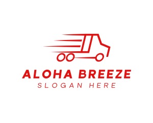 Fast Delivery Truck  logo design