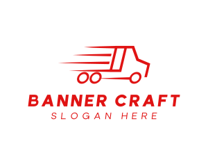 Fast Delivery Truck  logo design