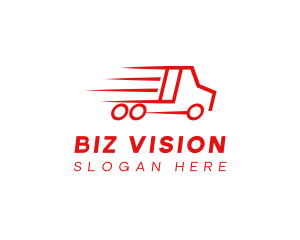 Fast Delivery Truck  logo design