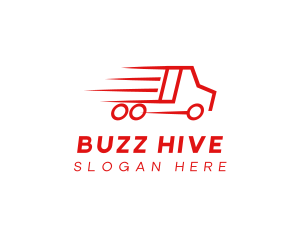 Fast Delivery Truck  logo design