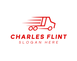 Fast Delivery Truck  logo design