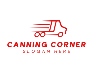 Fast Delivery Truck  logo design