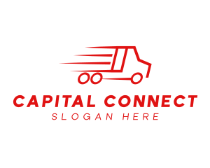 Fast Delivery Truck  logo design