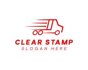 Fast Delivery Truck  logo design