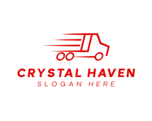 Fast Delivery Truck  logo design