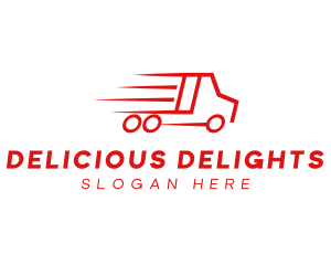 Fast Delivery Truck  logo design