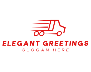 Fast Delivery Truck  logo design