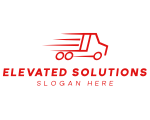 Fast Delivery Truck  logo design