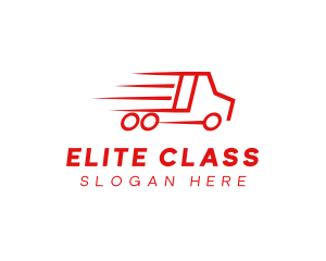 Fast Delivery Truck  logo design