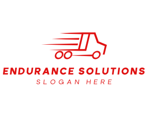 Fast Delivery Truck  logo design