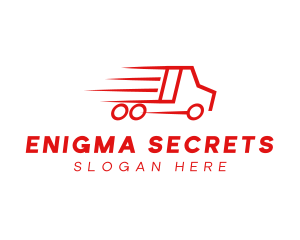 Fast Delivery Truck  logo design