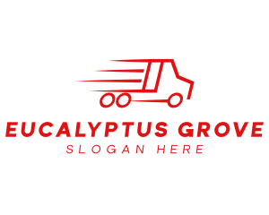 Fast Delivery Truck  logo design