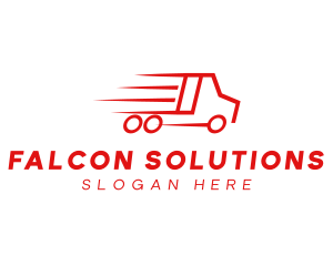 Fast Delivery Truck  logo design