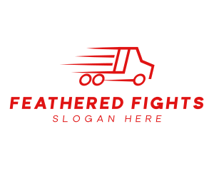 Fast Delivery Truck  logo design