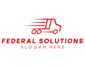 Fast Delivery Truck  logo design