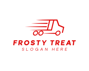 Fast Delivery Truck  logo design