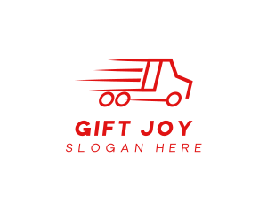 Fast Delivery Truck  logo design