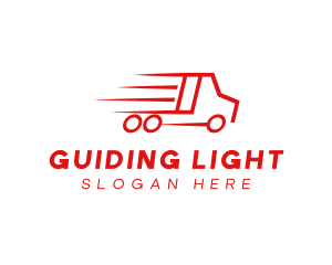 Fast Delivery Truck  logo design