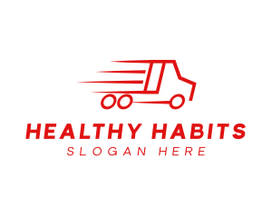 Fast Delivery Truck  logo design