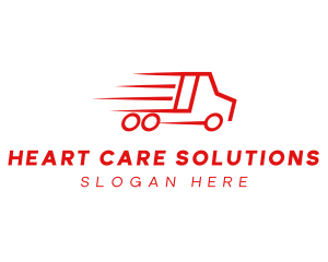 Fast Delivery Truck  logo design