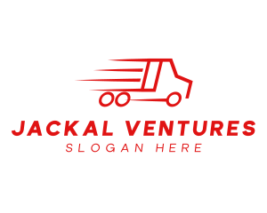 Fast Delivery Truck  logo design