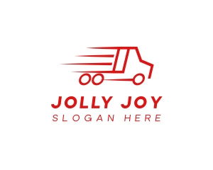 Fast Delivery Truck  logo design